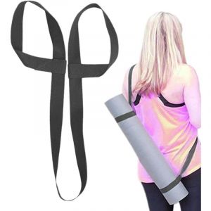 2pcs Tapis Yoga Sangles, Tapis de Transport Sangle Yoga, Ceinture Tapis Yoga R&eacute;glable Yoga, Sangles de Transport Yoga Mat Strap R&eacute;glable Coton