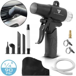 STAHLWERK Pistolet pneumatique d'aspiration-soufflage DSB-90 ST Pistolet de nettoyage r&eacute;versible