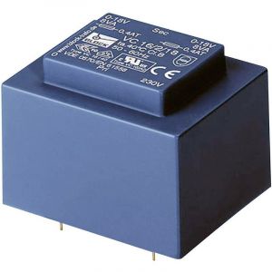 Vc 10/1/9 transformateur pour circuits imprimés 1 x 230 v 1 x 9 v/ac 10 va 1.11 a - Block