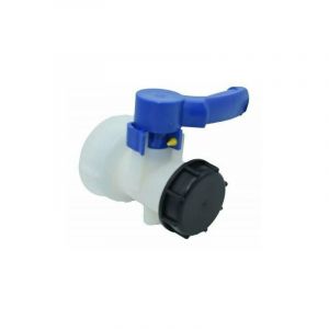 Dazzler - Interface de réservoir ibc diamètre intérieur 62mm vanne papillon DN40 vanne papillon en plastique monobloc adaptée à la cuisine