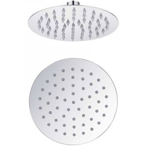 Tête De Douche Ronde En Acier Inoxydable Cm 15x15x5 Sined Soffione Tondo 15 Cromato