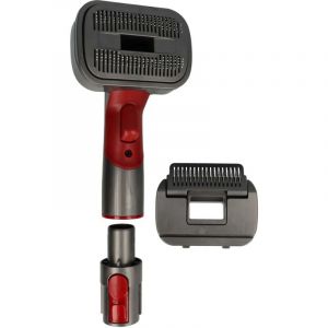 Vhbw - Brosse pour poils 2-en-1 compatible avec Dyson V7 Motorhead Origin, V7 Motorhead Pro aspirateur - autonettoyant, avec adaptateur