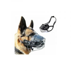 Lablanc - Muselière Super Metal Muselière Muselière en cuir pour grands chiens