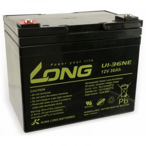 Accumulateur au plomb KUNG LONG U1-36NE, 12 V-/36 Ah, cyclique