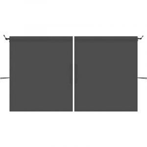 Lot de 2 paires de rideaux de s&eacute;paration de voiture, pare-soleil pour fen&ecirc;tre de voiture, pare-soleil pour fen&ecirc;tre de b&eacute;b&eacute;, intimit&eacute;, voyage, sieste,