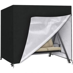 Housse de Balancelle 3 Places Housse Protection pour Balancelle Jardin Imperm&eacute;able Oxford B&acirc;che de Balancelle Anti-UV Couverture de Protection