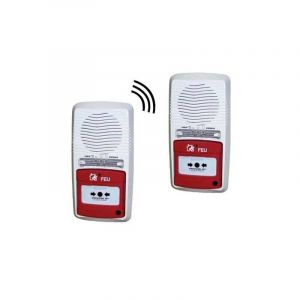 Jod1 - 2 x alarmes type 4 radio à pile pour erp