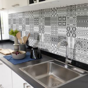 Sticker Mural Carrelage adhésif Cuisine Salle de Bain - 30 STICKERS CARRELAGES AZULEJOS FILIO - 30stickers15x15cm