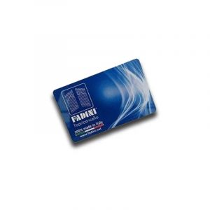 Dispositif transpondeur format badge couleur bleue 694l - Fadini