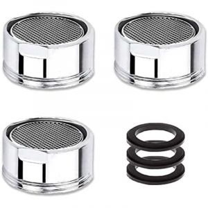 Mousseur Robinet M22/M21,5, 3 Pièces Aerateur Robinet Economie D'eau Avec Filtre en Acier Inoxydable, Aérateur de Filtre a Eau Robinet(21,5mm