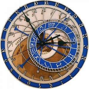 Start - 12 Pouces Horloge Murale Astronomique de Prague 12 Horloges à Quartz Silencieuses Constellation Living Room Clock