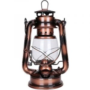 Lampe &agrave; P&eacute;trole Vintage, Lanterne Vintage, Ext&eacute;rieur Lanterne Temp&ecirc;te, Lampe &agrave; Huile Vintage avec Poign&eacute;e pour Int&eacute;rieur et Ext&eacute;rieur Jardin,