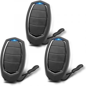 433,92 MHz Telecommande Portail,Lot de 3 Telecommande Porte de Garage Compatible avec MOTORLINE Falk MX4SP MXS4SP MX5SP RCM DSM,4 Canaux