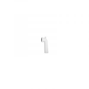 Pbtub - Pipe d'évacuation wc rigide coudée avec piquage - Longueur : 350 mm - mâle