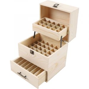 59 compartiments pour huiles essentielles, huile essentielle, boîte de rangement en bois pour vernis à ongles, huiles parfumées, huiles essentielles,