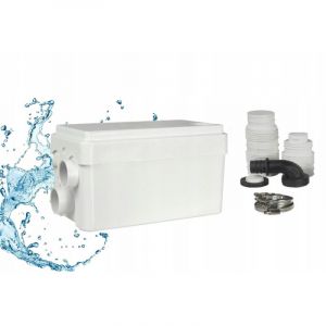 Ibo Pompe de relevage Mini Aquasan - 250W - Compacte et automatique - Id&eacute;ale pour salle de bain