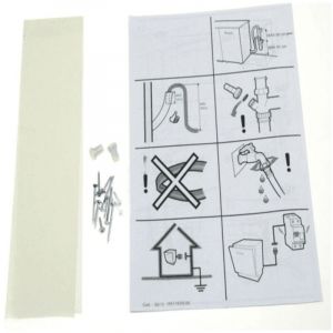 Hotpoint Ariston - Kit fixation habillage de porte pour Lave-vaisselle Ariston Hotpoint, Indesit - C00534183