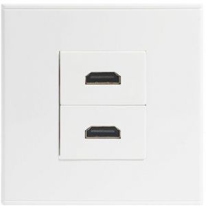 Prise murale de Type 86, HDMI, c&acirc;ble r&eacute;seau pour t&eacute;l&eacute;vision num&eacute;rique, haute d&eacute;finition