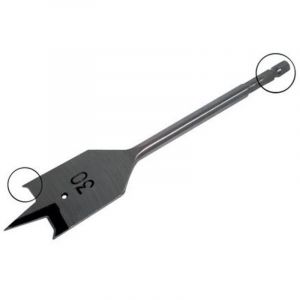 Meche a Bois Plate a Queue 6 Pans D30 fisch