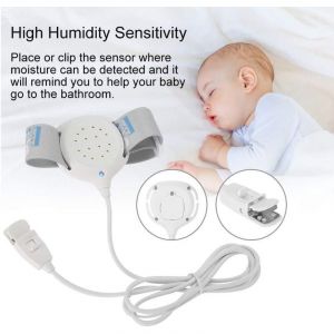 Alarme D'énurésie Nocturne, Capteur D'alarme D'énurésie pour Enfants Adultes, Alarme D'énurésie Nocturne, Alarme Pipi Portable avec Brassard - Sunxury