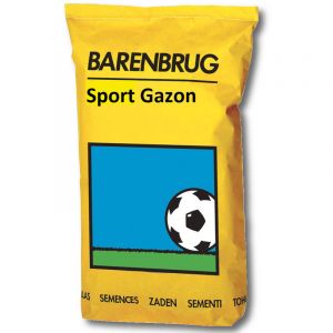 BARENBRUG Graines de gazon Sport Gazon 10 kg Gazon universel Gazon de sport Gazon de jeu