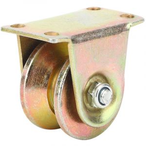 Roue à gorge en V 45 Rail de porte coulissante en acier Roulette rigide Poulie de guidage industrielle