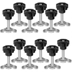 12 Pi&egrave;ces Rail D'arrimage Connecteur ferroviaire a&eacute;roportuaire pour Rails D'avion Anneau D'arrimage pour Rail d'Drrimage