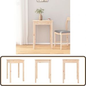 Table à manger 55x55x75 cm Bois massif de pin - Table À Manger - Table Basse - Table Ronde - Table Rectangulaire - Mobilier De Salle À Manger