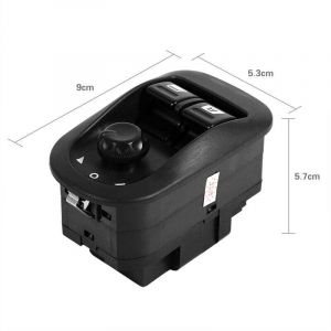 Bouton de l&egrave;ve-vitre &eacute;lectrique interrupteur de commande de r&eacute;troviseur lat&eacute;ral professionnel pour citron Peugeot 206