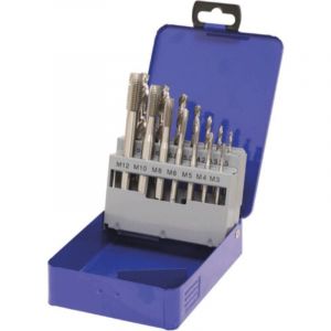 Drakkar Equipement - Coffret taraud et foret métaux M3 à M12 1 passe drakkar