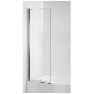 Jika Tigo - Paroi de baignoire, 60x150 cm, gauche/droite, argent/verre transparent H2562140026681