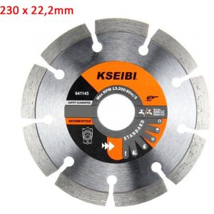 Freosen - Disque Diamant 230 mm Disque pour le Tronçonnage de la Pierre Béton Armé Pavés Clinker Granit Asphalte Basalte - 230mm x 22.2mm