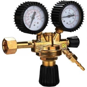 R&eacute;gulateur de Pression, D&eacute;tendeur de bouteille de gaz co2, Pour bouteilles r&eacute;utilisables MIG/MAG WIG TIG, R&eacute;gulateur de pression gaz pour poste &agrave;