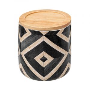 Five Simply Smart - Pot &agrave; Coton 'Canvas' 11cm Multicolore