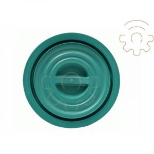 Couvercle pour poubelle de 75 litres couleur verte