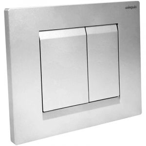 Wirquin Pro - wirquin Plaque de commande wc suspendu 3/6L chron gris brillant