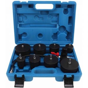 Gistuch - Testeur de fuite du syst&egrave;me Turbo, turbocompresseur, Kit de Test de fuite de pression d'air avec testeur de manom&egrave;tre, 9 pi&egrave;ces