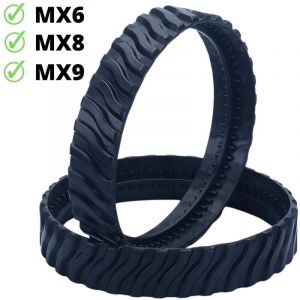 Ahlsen - 2 chenilles adaptables pour Zodiac MX6 MX8 MX9, pneus de Robot Nettoyeur Piscine R0526100