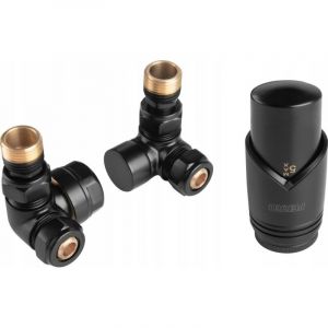 Ferro Zestaw Kit thermostatique noir mat 3 kg