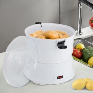 &Eacute;plucheuse de pommes de terre, &Eacute;plucheuse de pommes de terre &eacute;lectrique 85W, &eacute;plucheuse pour &eacute;plucher 1,76 livres de pommes de terre ou de l&eacute;gumes