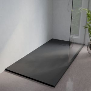 Cuisibane - Receveur de douche 180x90 cm extra plat - saphir- Gris anthracite