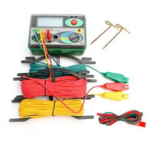 DY4100 Testeur de r&eacute;sistance de terre M&eacute;gohmm&egrave;tre num&eacute;rique Protections Compteur de r&eacute;sistance de mise &agrave; la terre Testeur de r&eacute;sistance de terre