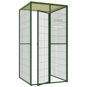 Sas de s&eacute;curit&eacute; ext&eacute;rieur &agrave; toit plat pour voli&egrave;res IMOR&reg;