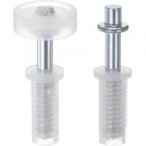 Kit de quincaillerie pour porte pliante comprenant un pivot sup&eacute;rieur et une roue de guidage pour porte de placard pliante en accord&eacute;on, porte de