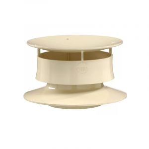Nicoll - Extracteur statique simple extats D100/195mm couleur sable en pvc