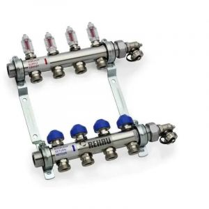 REHAU Collecteur de circuit de chauffage HKV-D acier inox 2 circuits, 12080211003