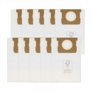 Sacs d'aspirateur 30 litres, sacs filtrants pour aspirateurs eau et poussi&egrave;re compatibles avec VCWD1630E (lot de 10)
