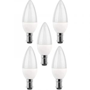 5 packs d'ampoules LED B15, ampoule incandescente 5 W, 220V 270 lm, lumi&egrave;re du jour 3000 K, ampoule B15 &agrave; culot ba&iuml;onnette