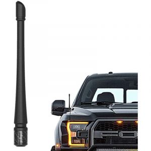 Antenne de voiture compatible avec Ford F150 2009-2023 Remplacement d'antenne en caoutchouc de 7 pouces Con&ccedil;ue pour une r&eacute;ception FM/AM optimis&eacute;e