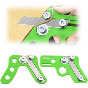 2 Pi&egrave;ces Affleureuse De Chants, Affleureuse Manuelle Pour Le Travail Du Bois, Petit Coupe-bordures, Coupeur De Chants De Placage, Plaqueuse De Chants